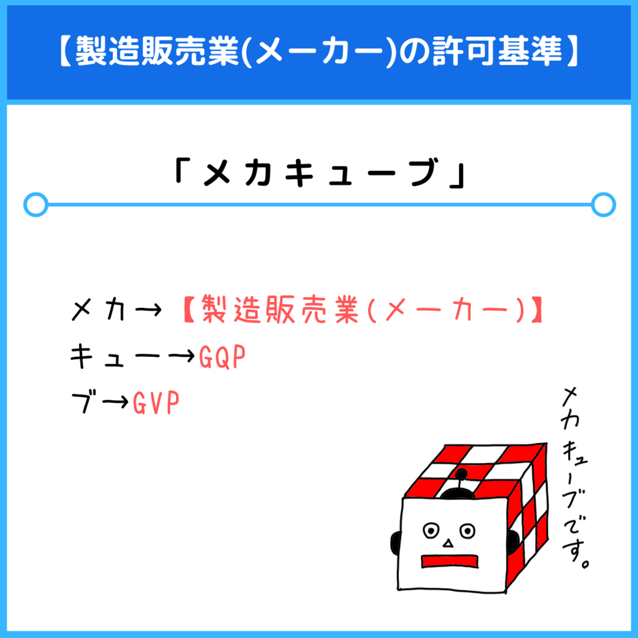 製造販売業(メーカー)の許可基準のゴロ（覚え方）｜薬学ゴロ - 薬学部 