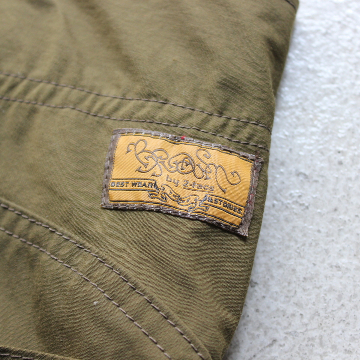 brown by 2-tacs 勿体なく メリノウール シャツ ブラウンバイ