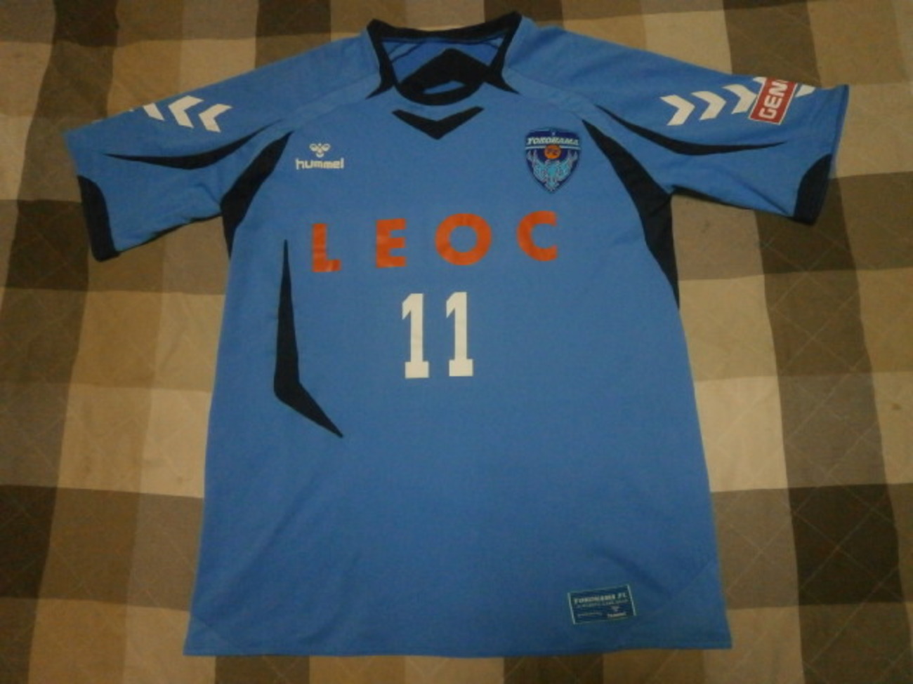 ユニフォーム その183 横浜FC 2010年 1st用 半袖 三浦知良 カズ サイン 