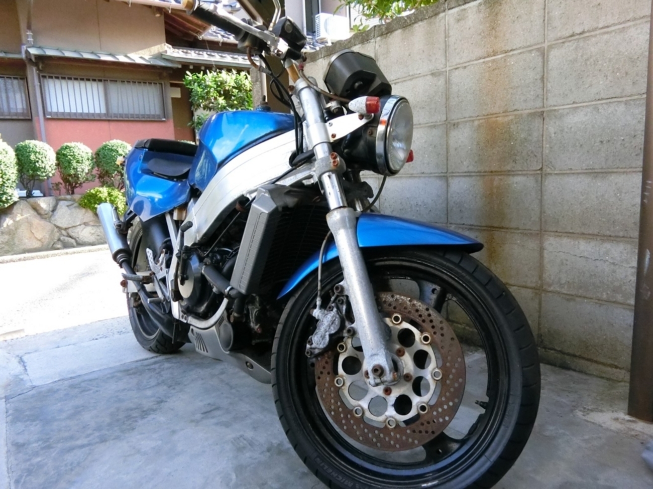 VJ21a リアブレーキ完全分解清掃品　ウルフ250 RGV250ガンマ ガンマ、リアブレーキ分解清掃 : 何にもない日記
