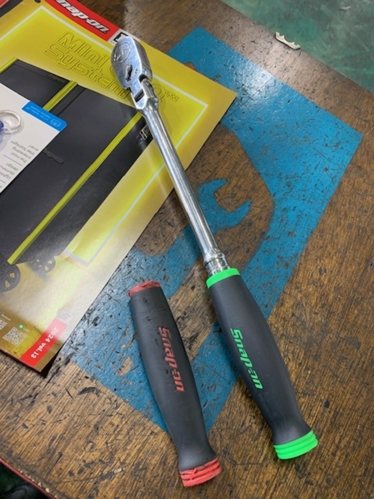 スナップオン ラチェットハンドルグリップ交換 - 気ままなﾊﾞｲｸ生活