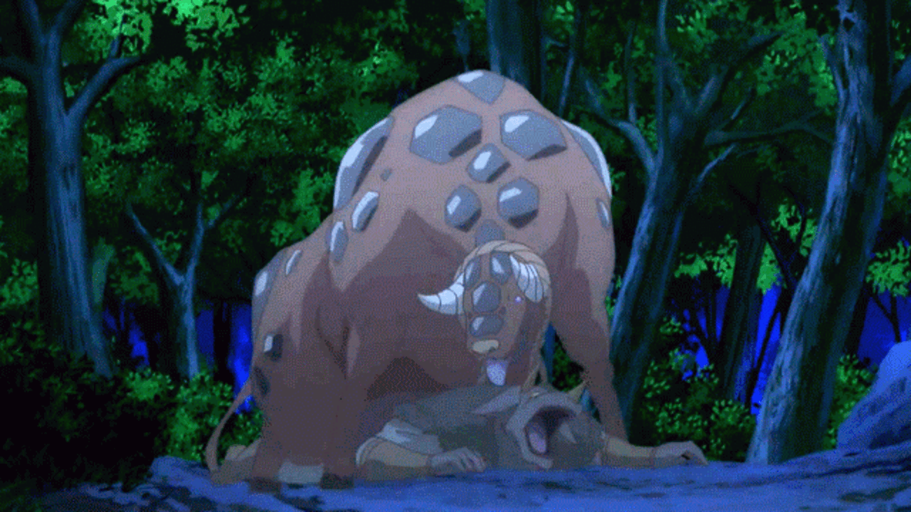 回復術師　gif えろ 回復術士のやり直し 9話 獣○シーン 牛×牛人さん 恥ずかしがるイブ - 豚モ