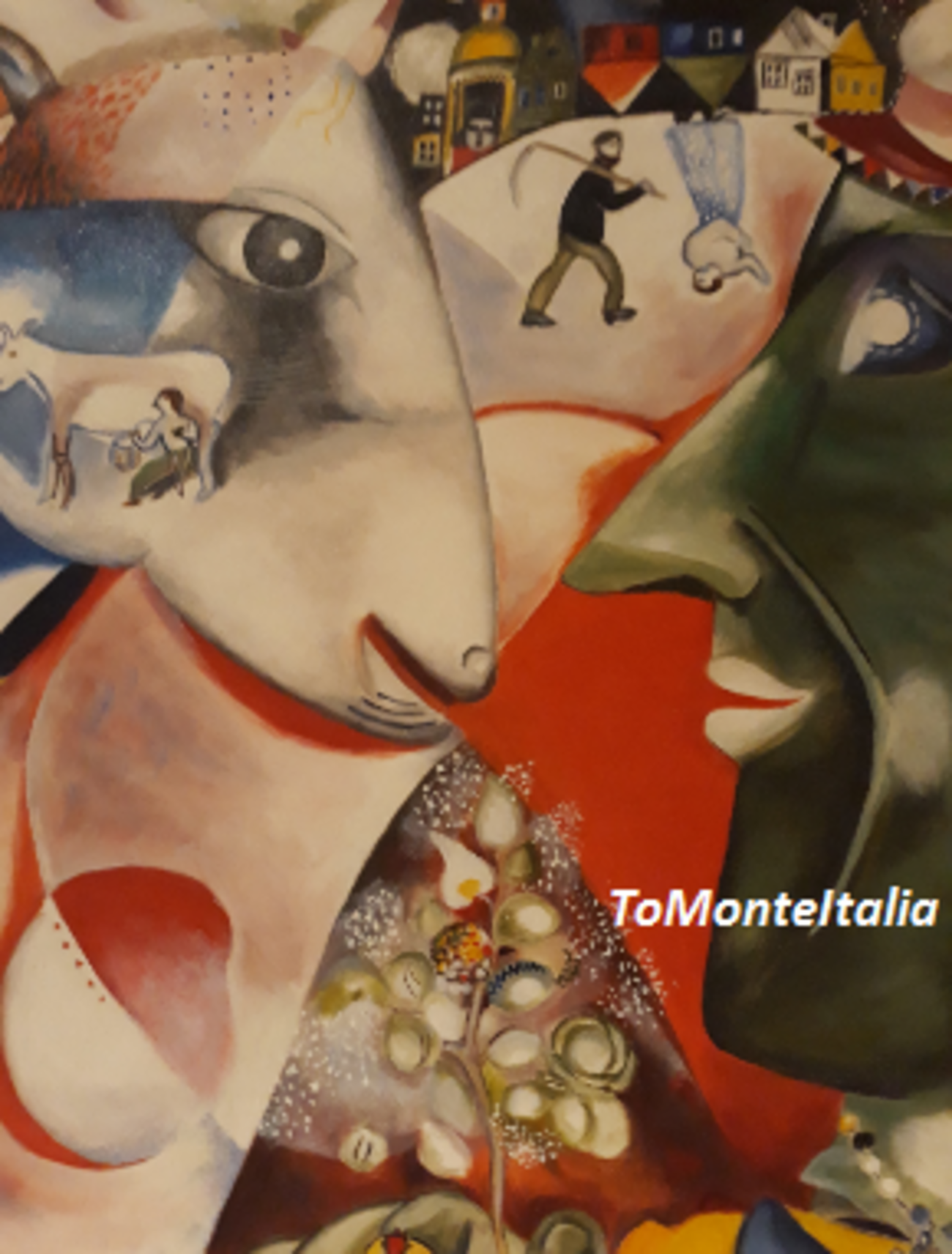 愛の画家マルク・シャガールへのオマージュ「私と村」 - ToMonteItalia 