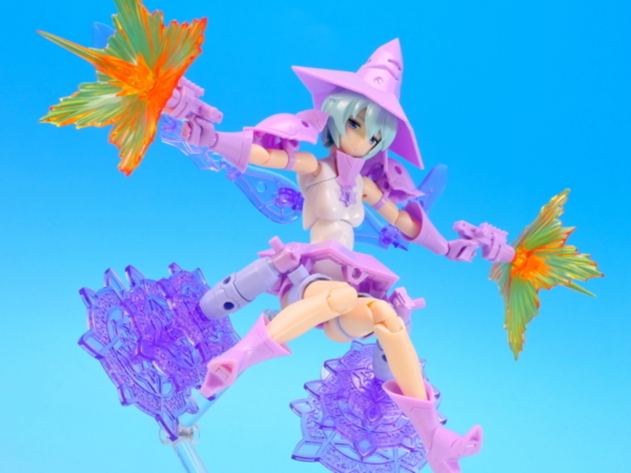 メガミデバイス　マジカルガール　ウィッチ　2点セット ハロウィン風なダークカラーが可愛い!!『メガミデバイス