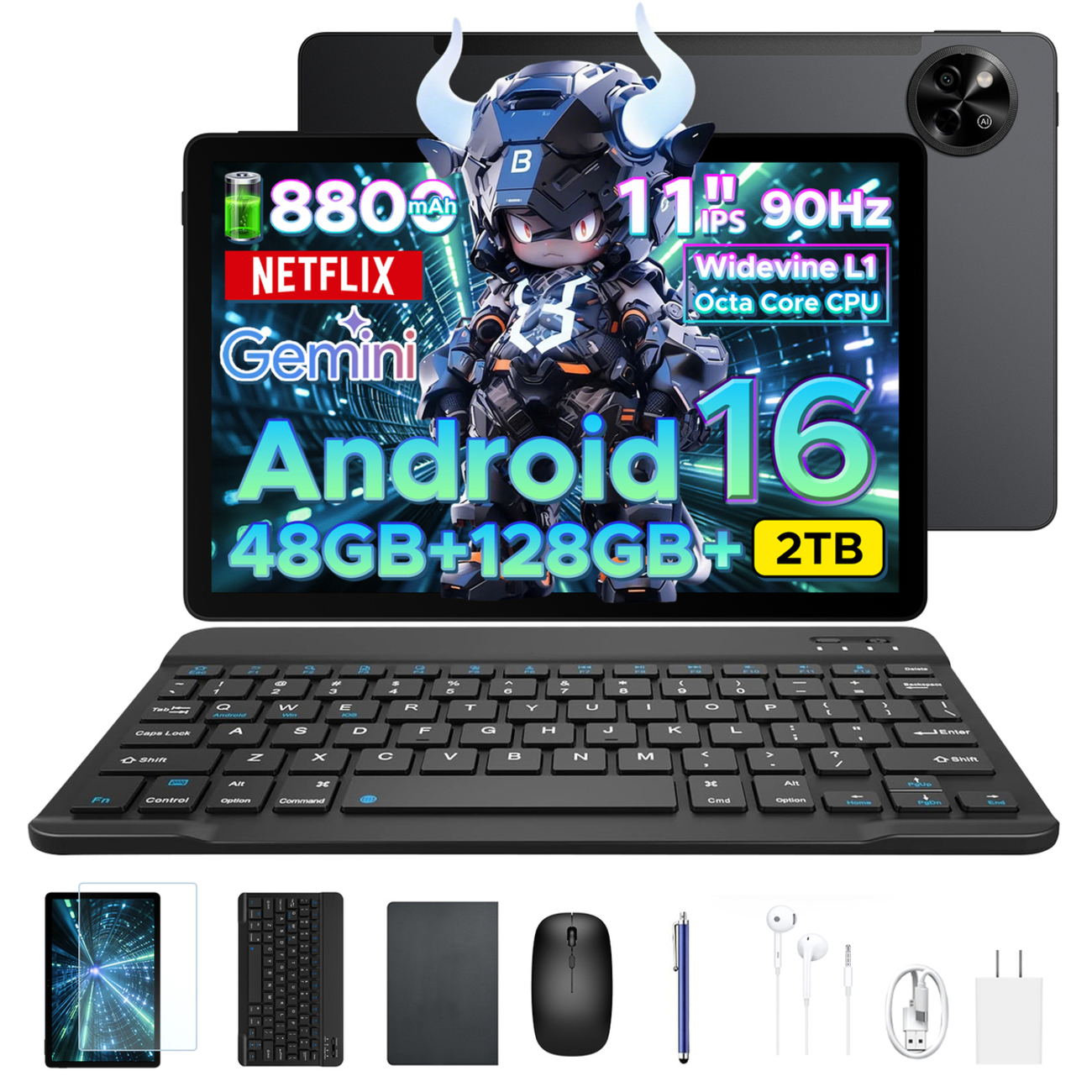 50%OFF】AORLYM P11を解説！Android 16搭載11インチタブレットが