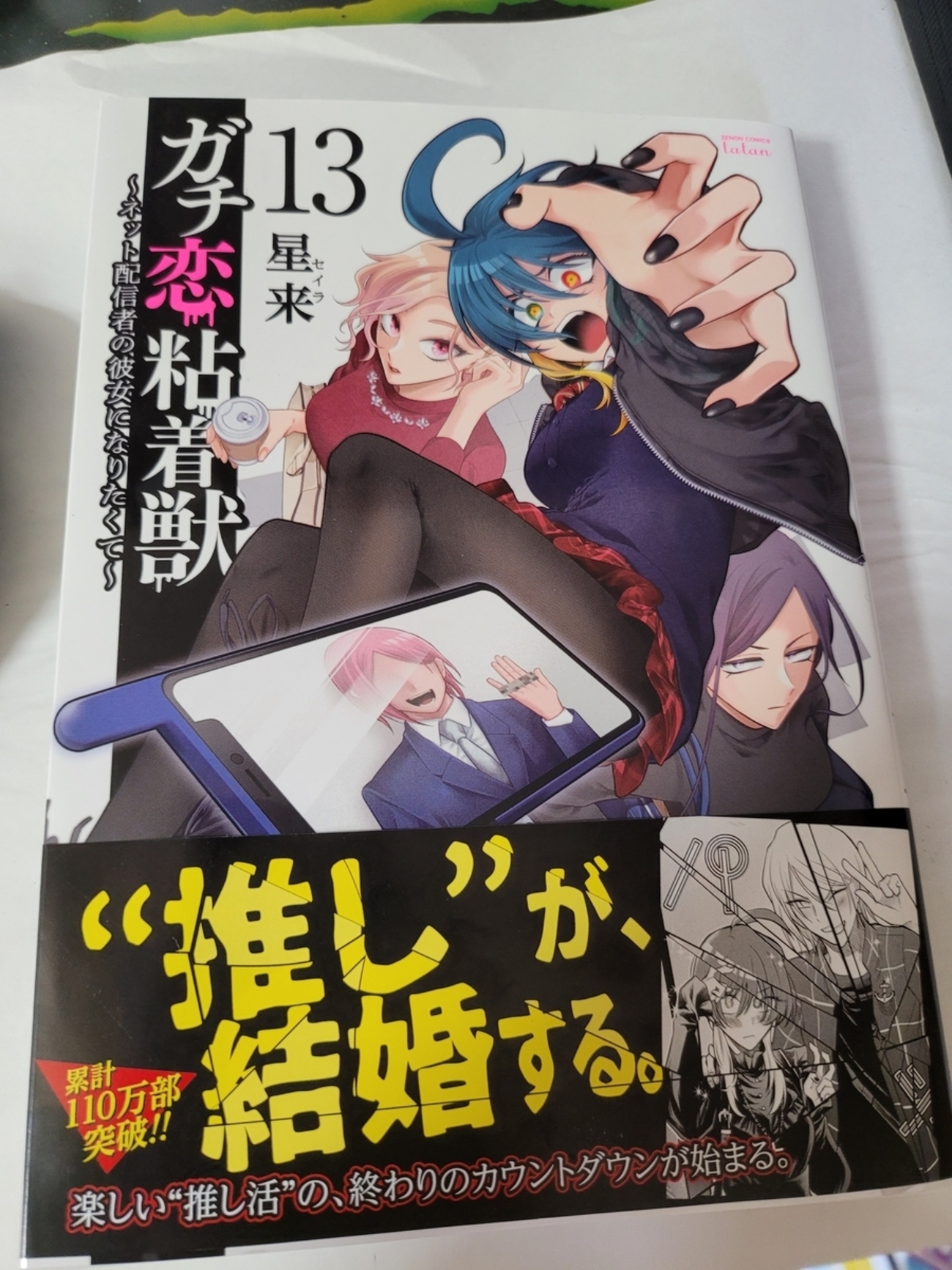 ガチ恋粘着獣 13巻 感想 ※ネタバレあり注意 - 紙の漫画を買って読む