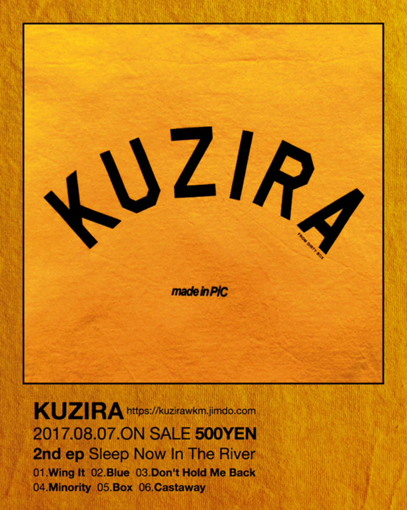 KUZIRAのARTWORKの話 - MARBLE RECORDS blog