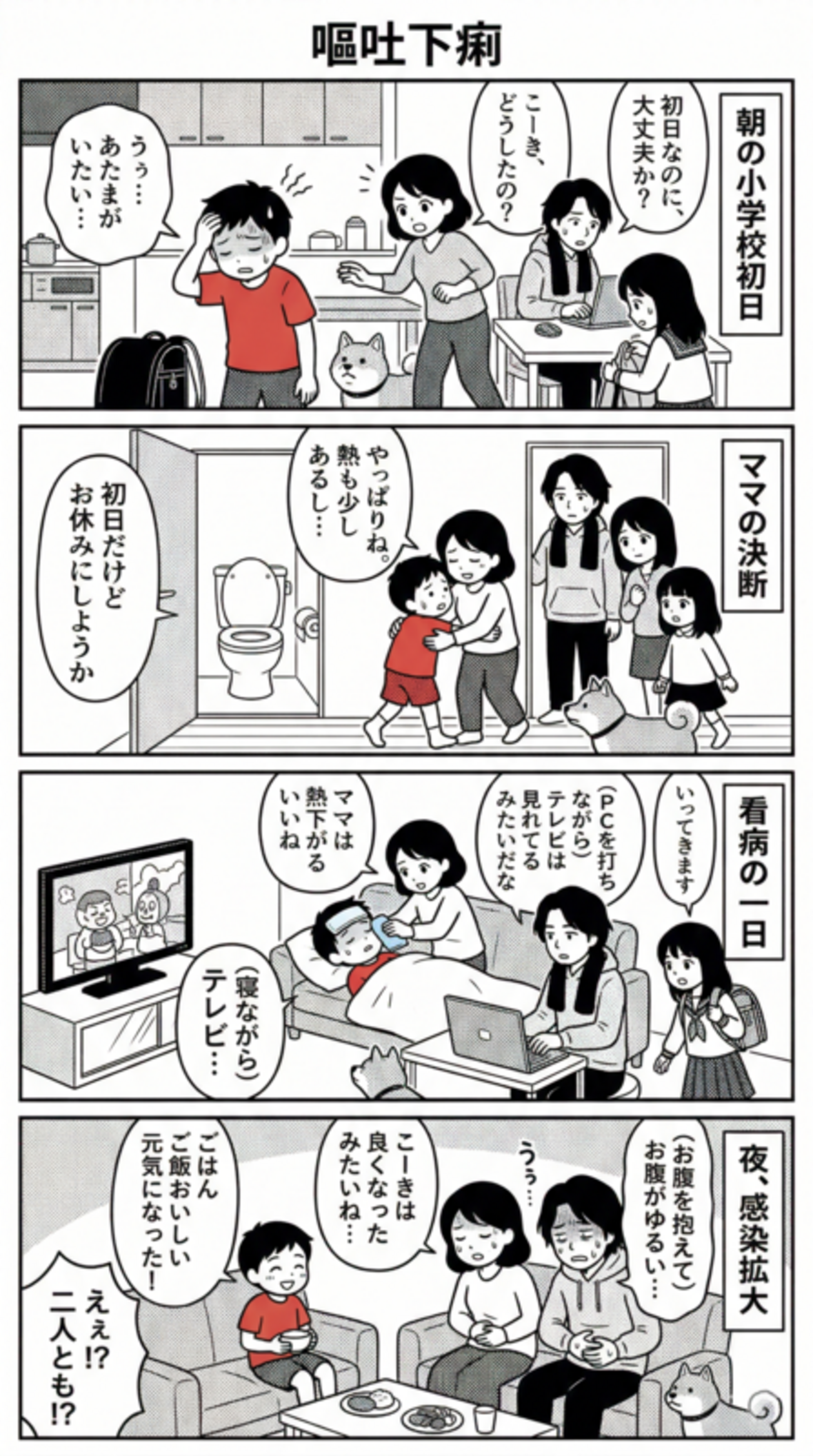 嘔吐下痢