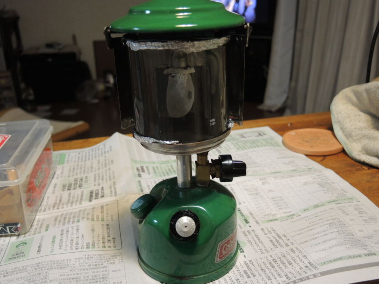 コールマンのランタン（MODEL226）のメンテナンス - 自分だけのカタナ 