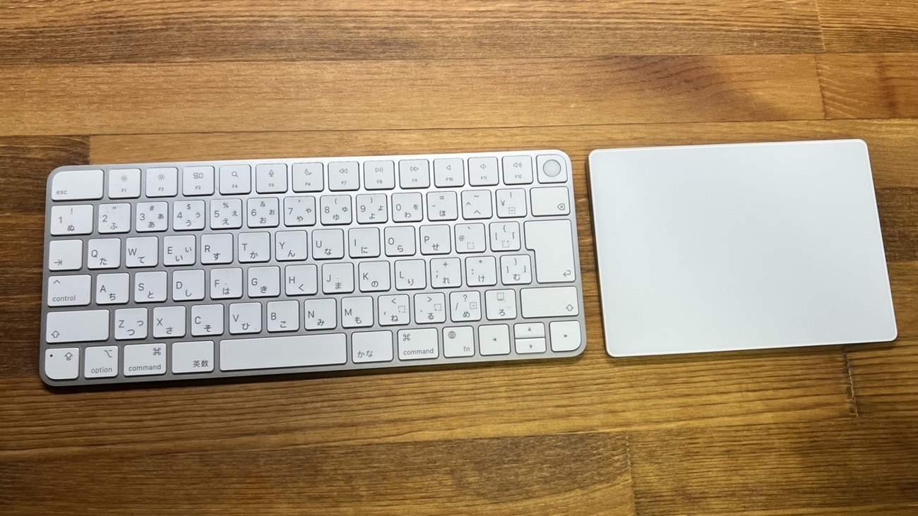 Apple Touch ID搭載Magic KeyboardをMac mini(M1)で使う目的で買った 