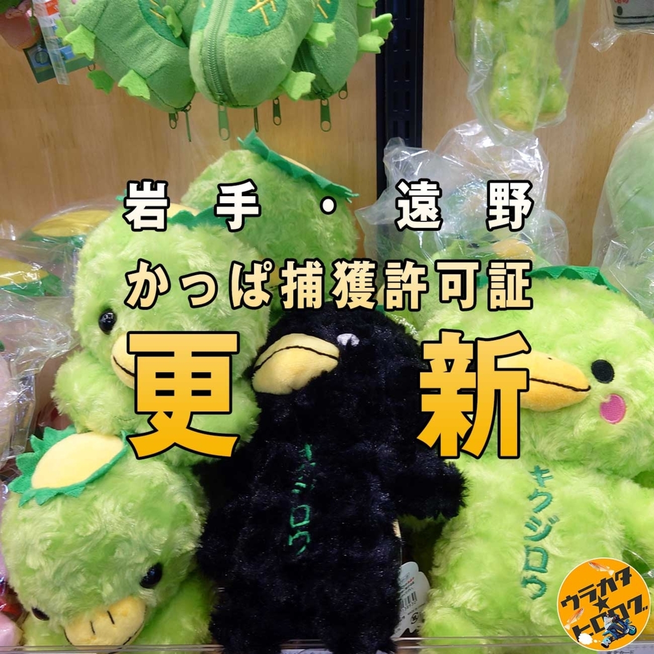 全部かわいい】遠野市観光協会発行のカッパ捕獲許可証を更新してきたヨ