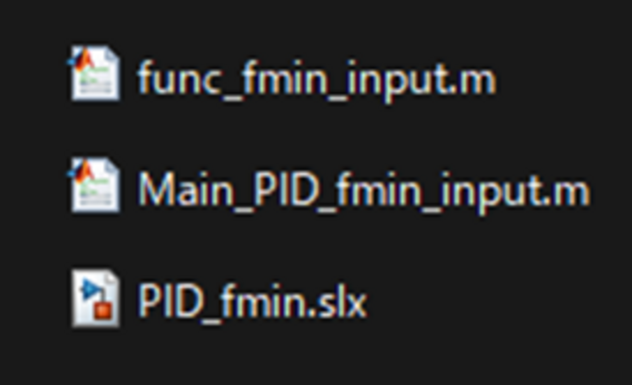 Matlab_Simulink: PID gains optimization program_input consideration ...