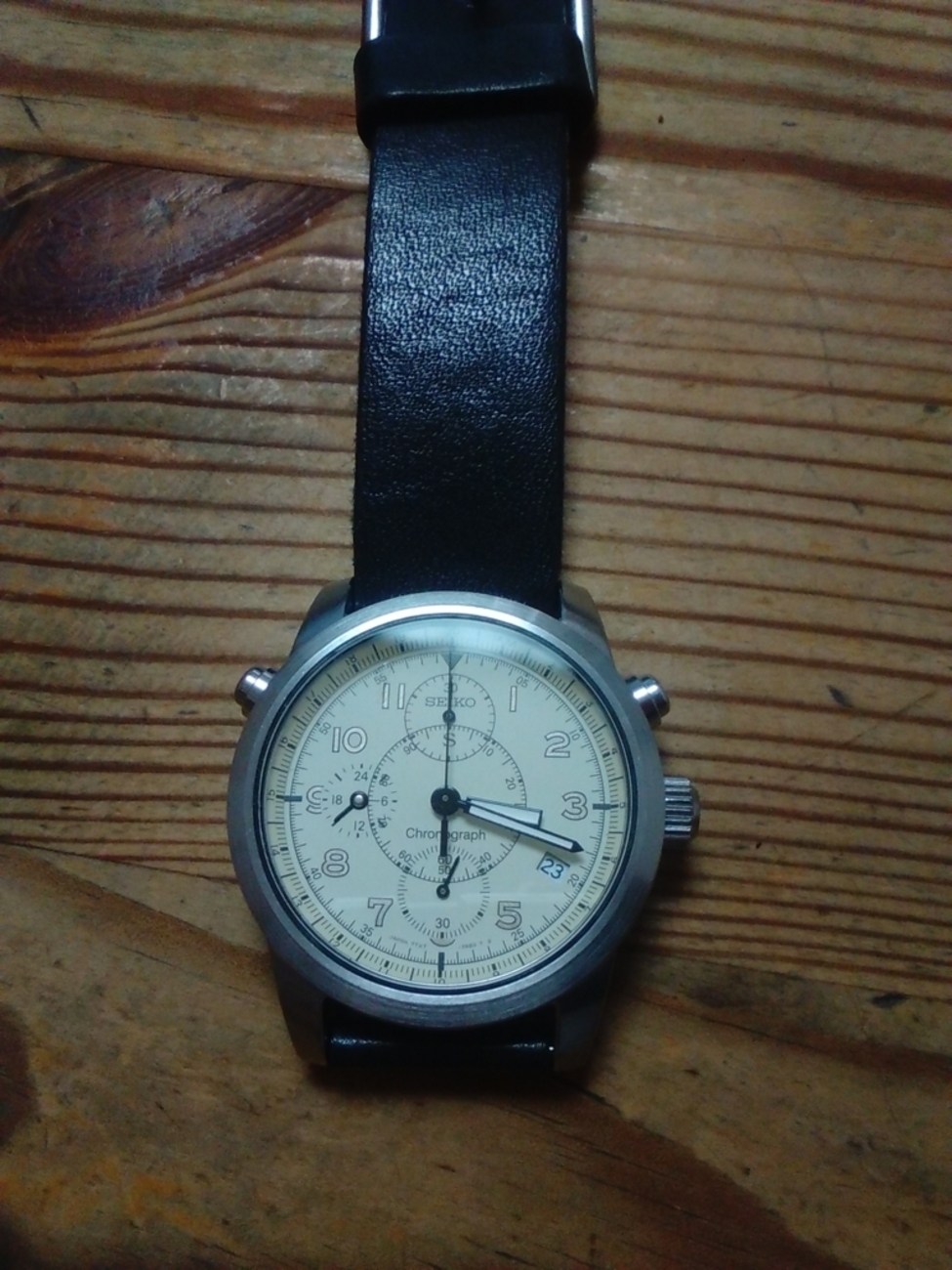 セイコー SUS まかない クロノグラフ 7T27-7A40 電池新品