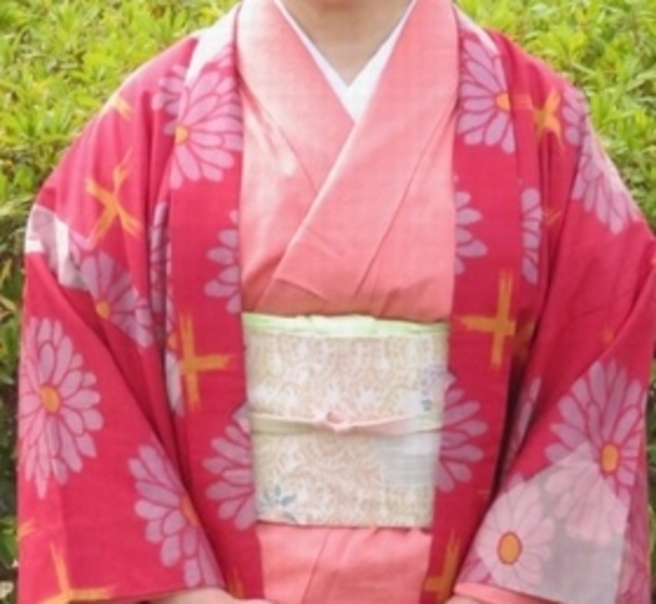 着物でお稽古に ㊳ 銘仙の長羽織 単衣の着物から仕立て直し - 季節の 