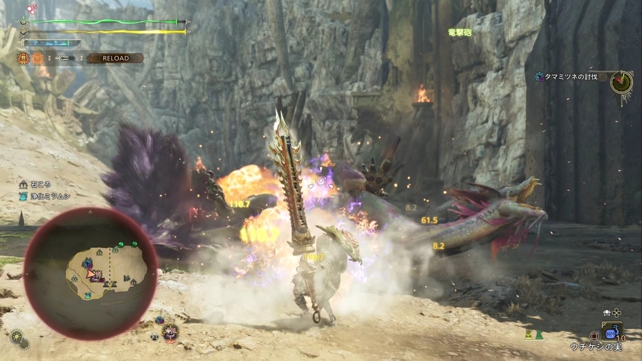 VS タマミツネ チャレンジクエスト襲来 - へんじがない、ただの引きこもりのようだ