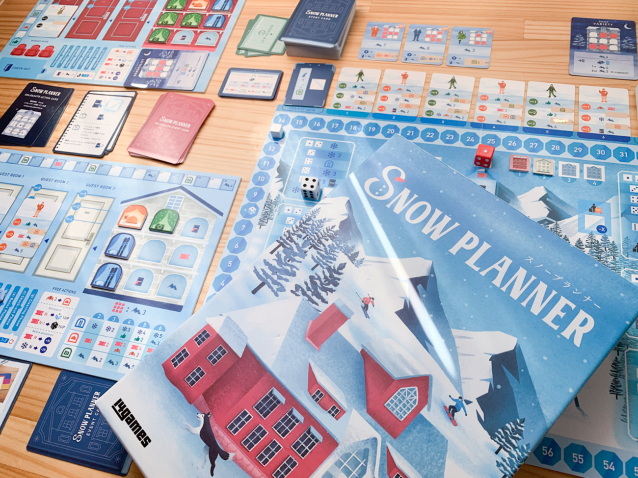 スノープランナー（Snow planner）【ボドゲ紹介】｜白銀の世界で 