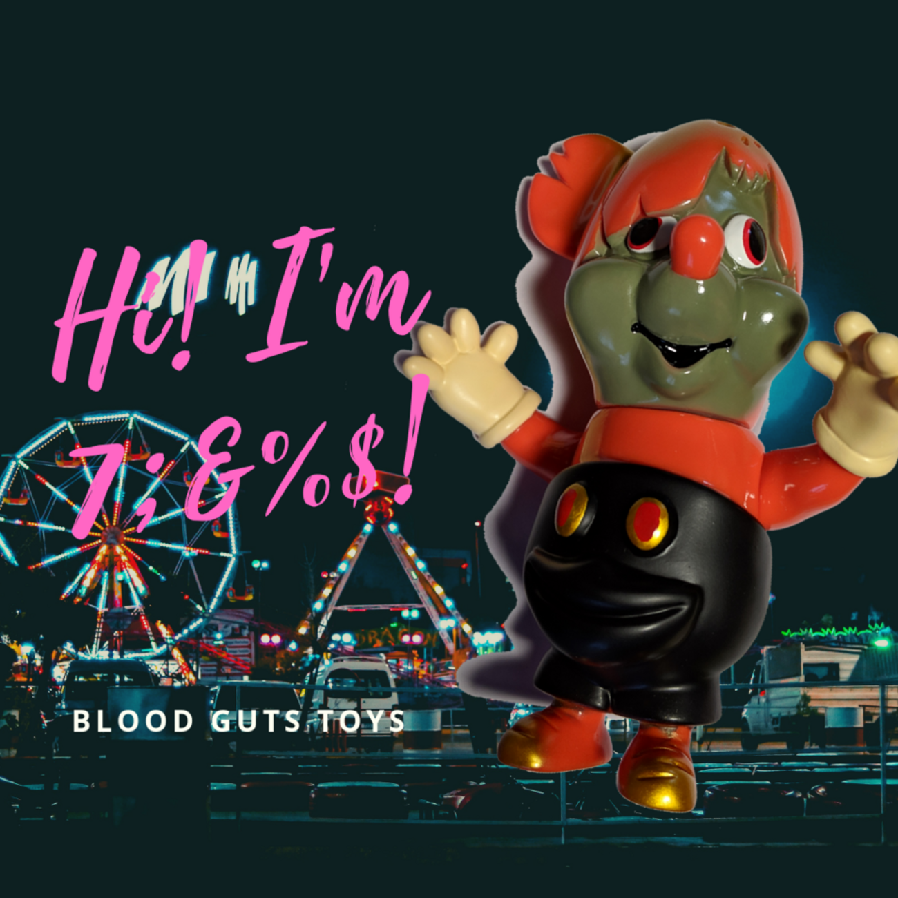 izumonster ピポパ　ミッキー Blood Guts Toys izumonster ピポパ ミッキー クリアラメ成型