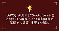 【AWS】ALB↔ECS↔Auroraの全区間をTLS暗号化！公開鍵暗号の基礎から構築・検証まで解説