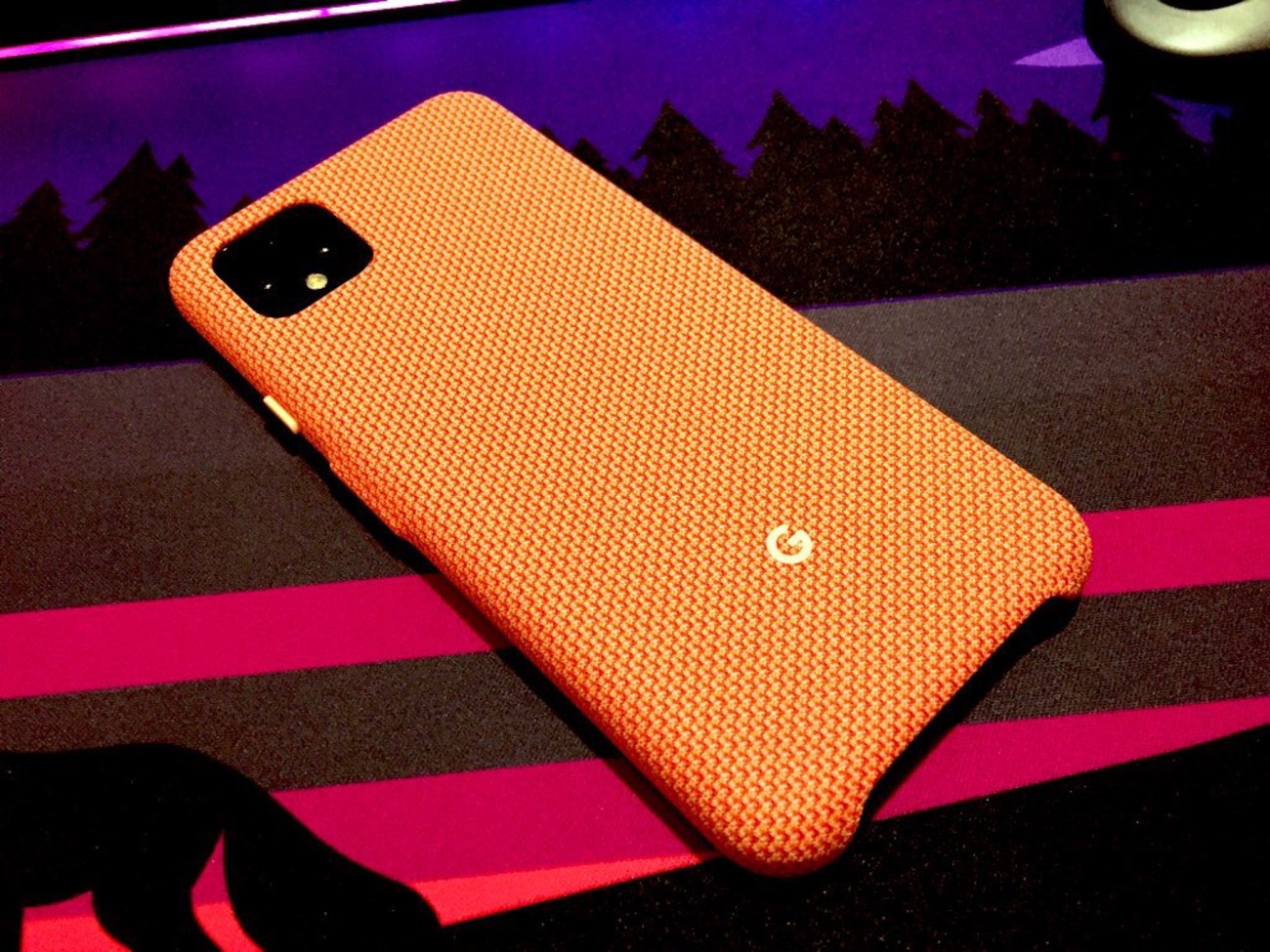 Google Pixel 4 XL G020Q 用 ケース ハード ミュージック・モス 