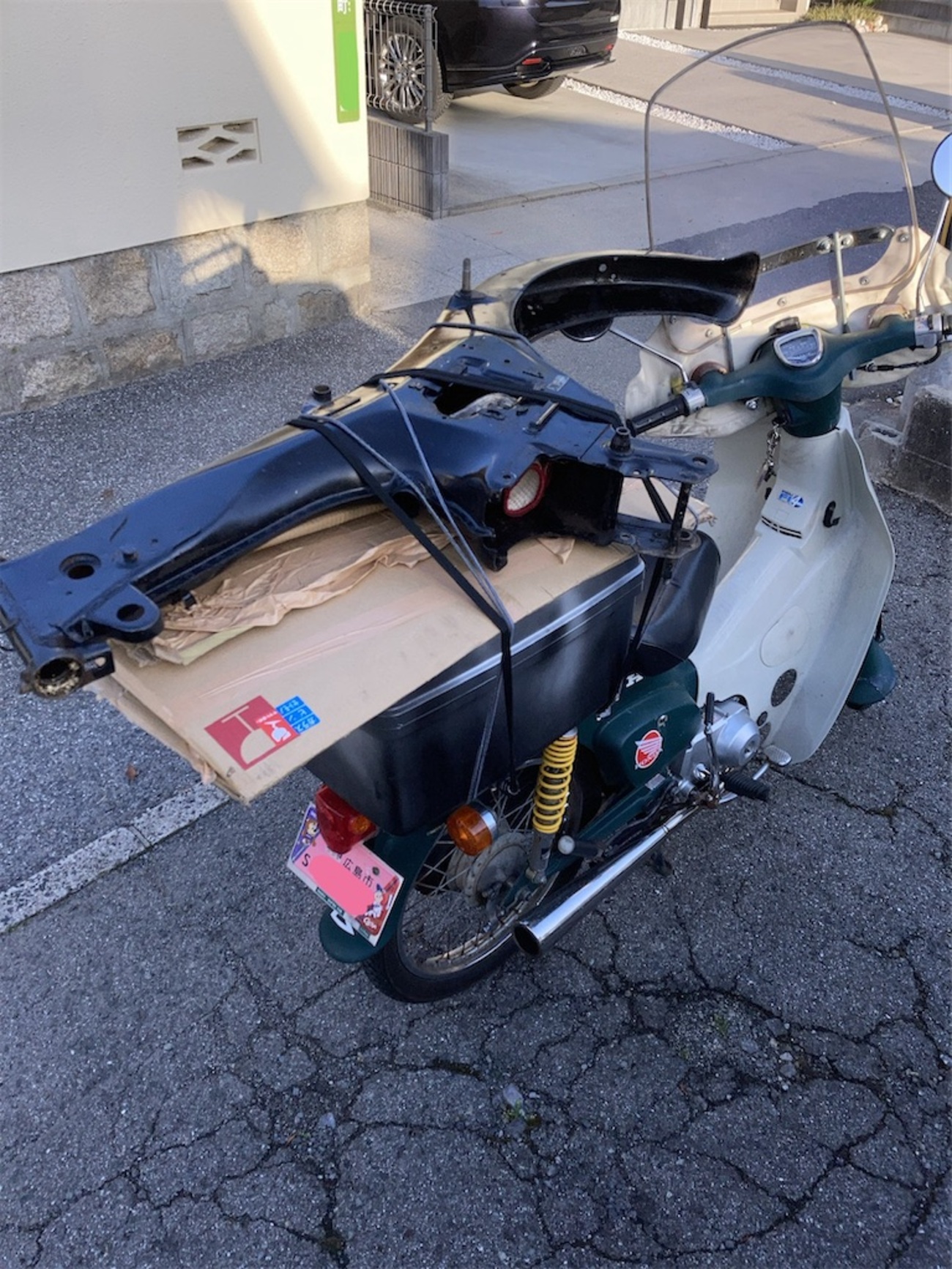 ホンダ C200 エンジン 載せ替え - やまちゃんのカブログ ホンダ C200 エンジン 載せ替え - やまちゃんのカブログ