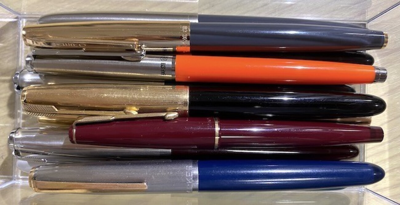【当時物 ビンテージ】PARKER51 パーカー51 万年筆 金キャップ PARKER51】PARKER パーカー 万年筆 パーカー51 プレミアムライン