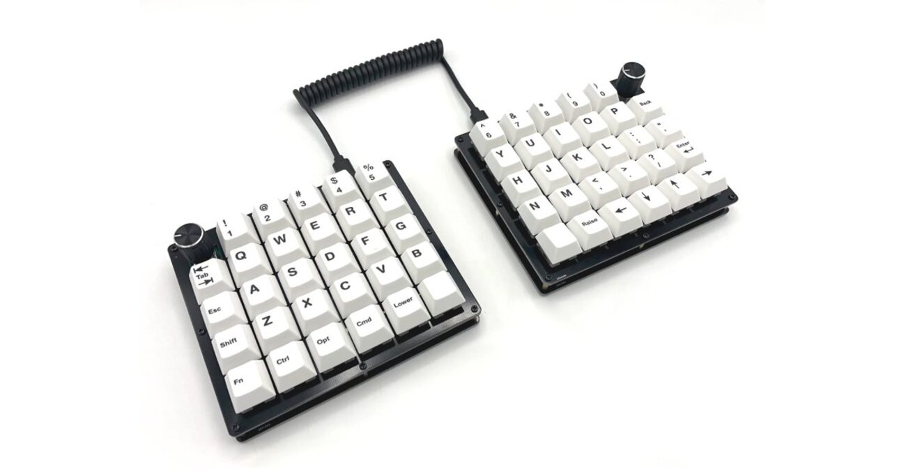 Keeb.io Nyquist / Levinson Rev.5｜40%と50%が選べる分割オーソリニア 
