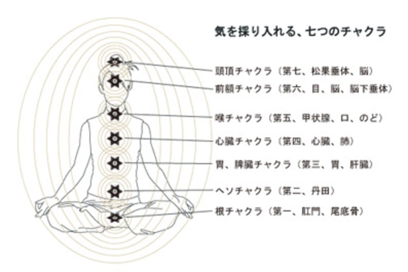 第十三章 活用方法Q&A特集 (二)気に関する事 3 チャクラとの関係* - ryukoku1760の日記