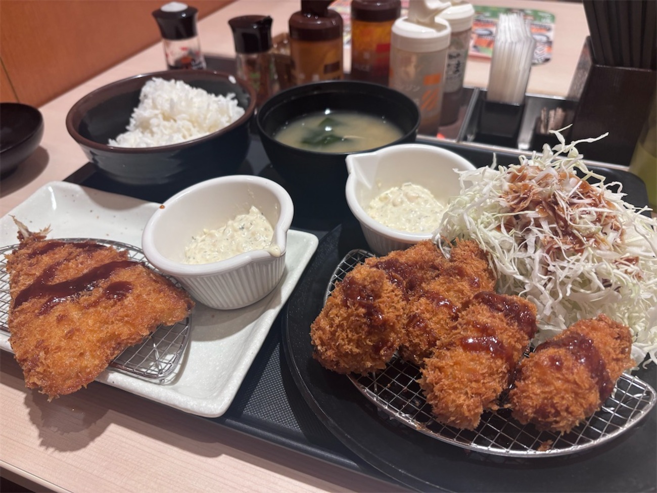 2025年秋松のや人気メニュー復活『カキフライ定食とアジフライ定食