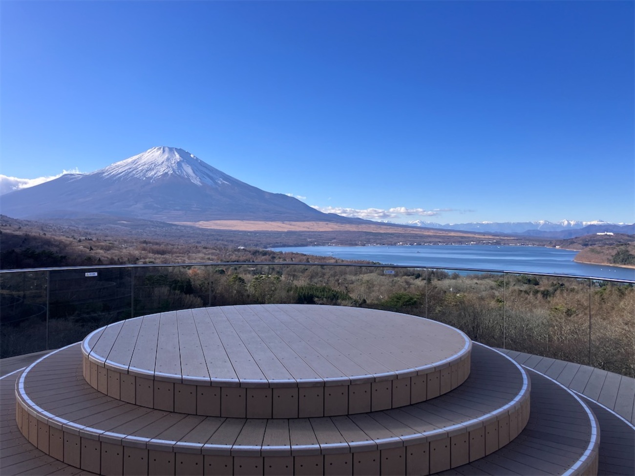 石和名湯館糸柳」泊後に富士山を眺めに。 - 折りたたみ自転車で鉄道旅