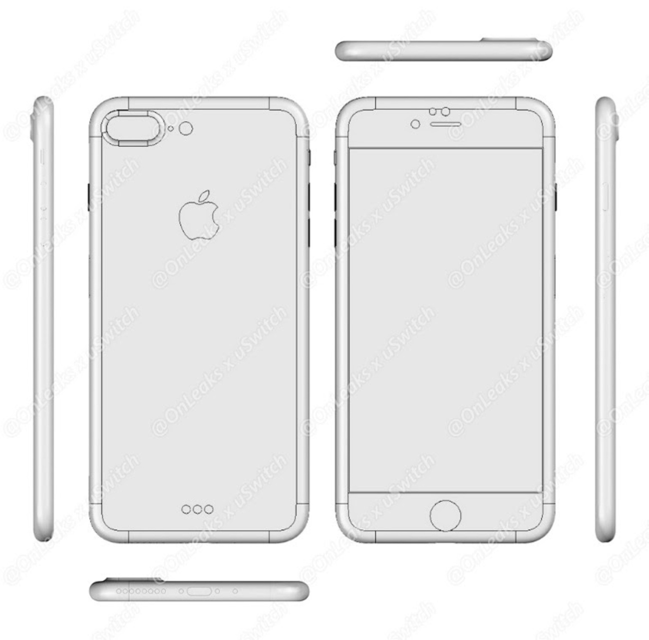 iPhone7とiPhone 7 Plus/Proの図面 - こぼねみ