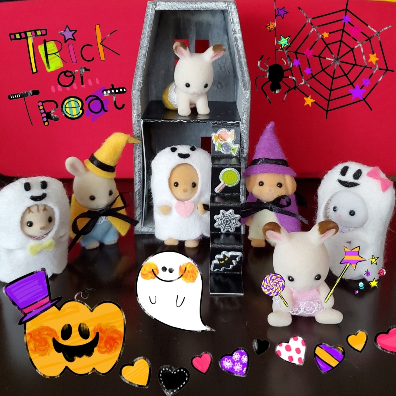 シルバニア〉?ハロウィングッズのハンドメイド ⑦ 衣装編 