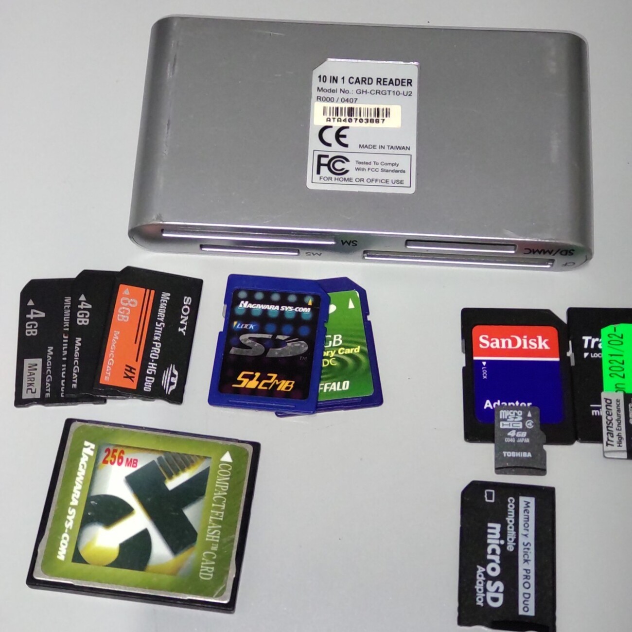 グリーンハウスの古いカードリーダGH-CRGT10-U2 - magcupの日記