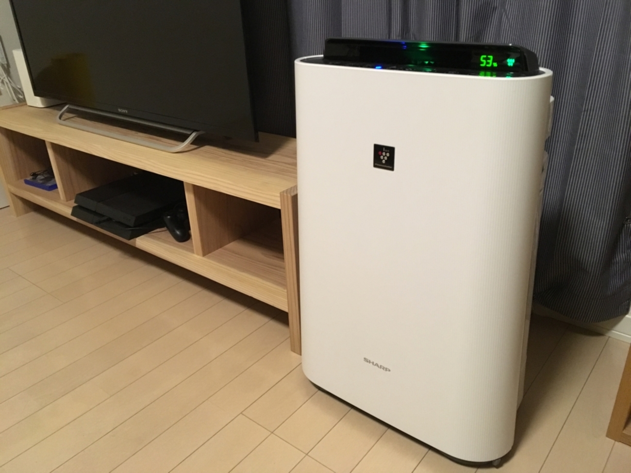 加湿空気清浄機KC-F50-Wを買ったら花粉症と咳、どちらも改善し体調が 