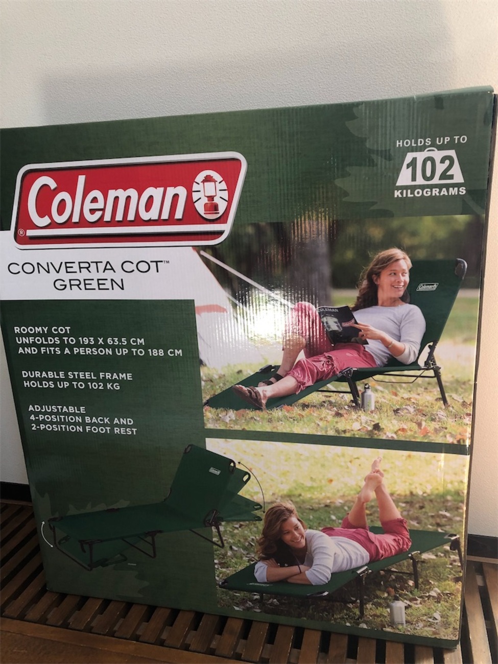 美品 Coleman CONVERTA COT コンバータコット オリーブ コールマン