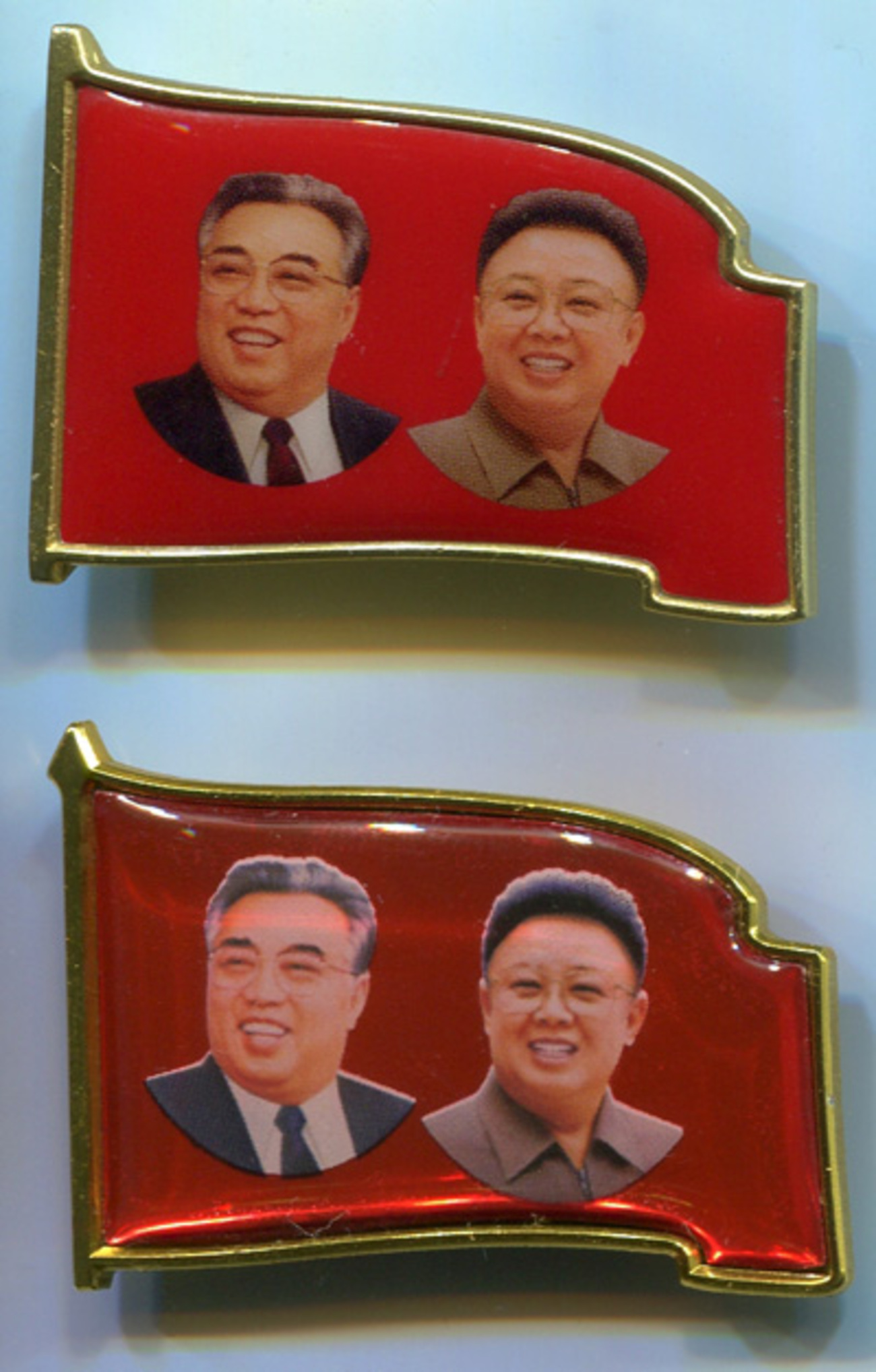 北朝鮮 金日成 バッジ 3点 Q551（バトルスピリッツ コラボブースター 