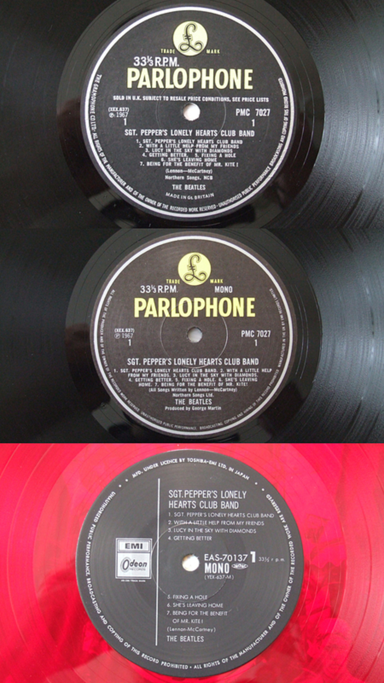 Beatles：Mono盤レコード比較＜Sgt. Pepper's Lonely Hearts Club 
