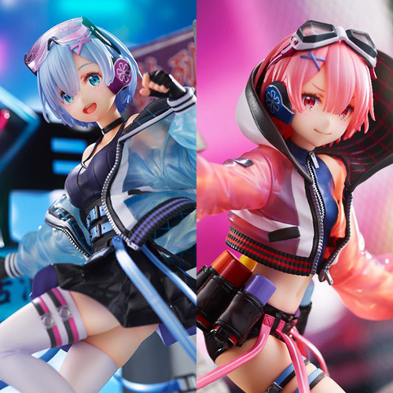 リゼロ】1/7『ラム Neon City Ver.』『レム Neon City Ver.』Re:ゼロ 