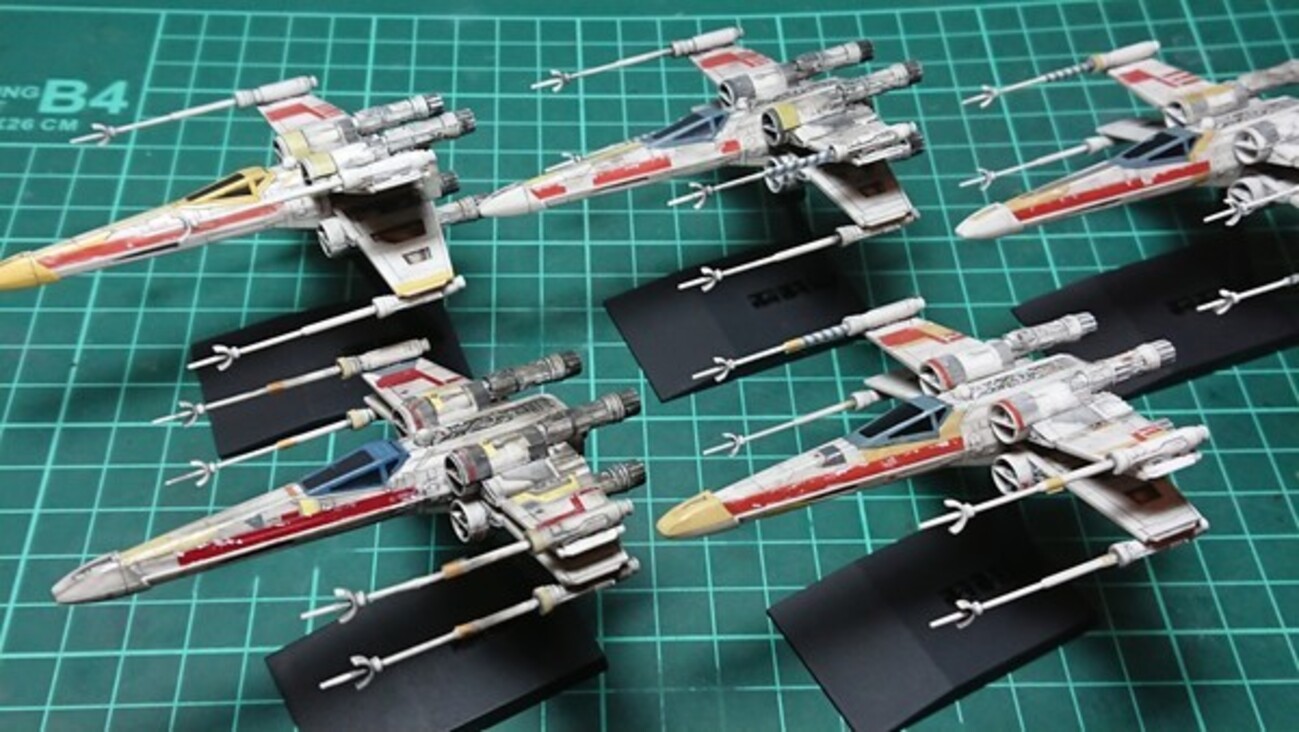 Xウイング レッド中隊 RED1〜RED5 【スターウォーズ プラモデル 