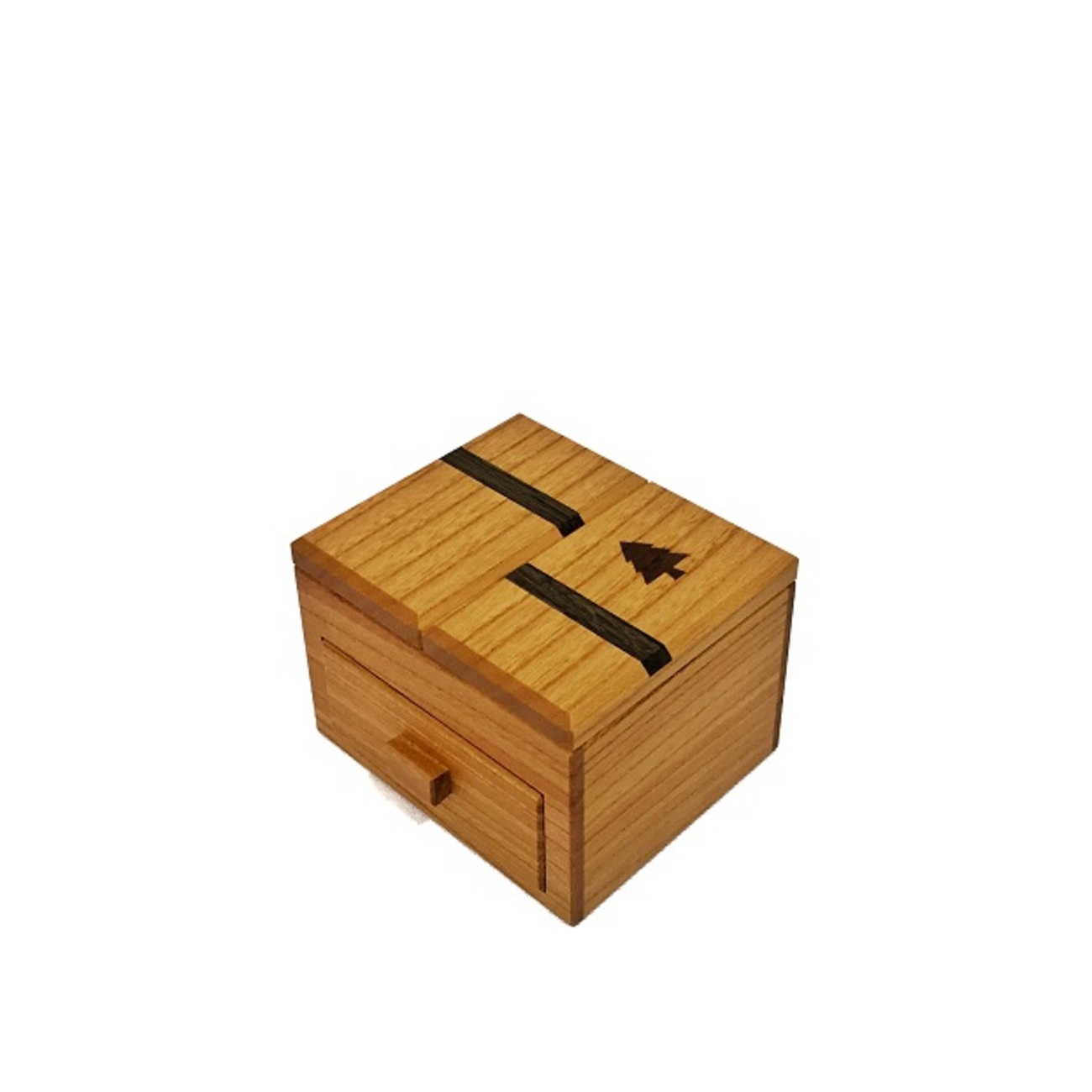 KARAKURI BOX カラクリ箱 三本組木 安兵衛 木製パズル 亀井