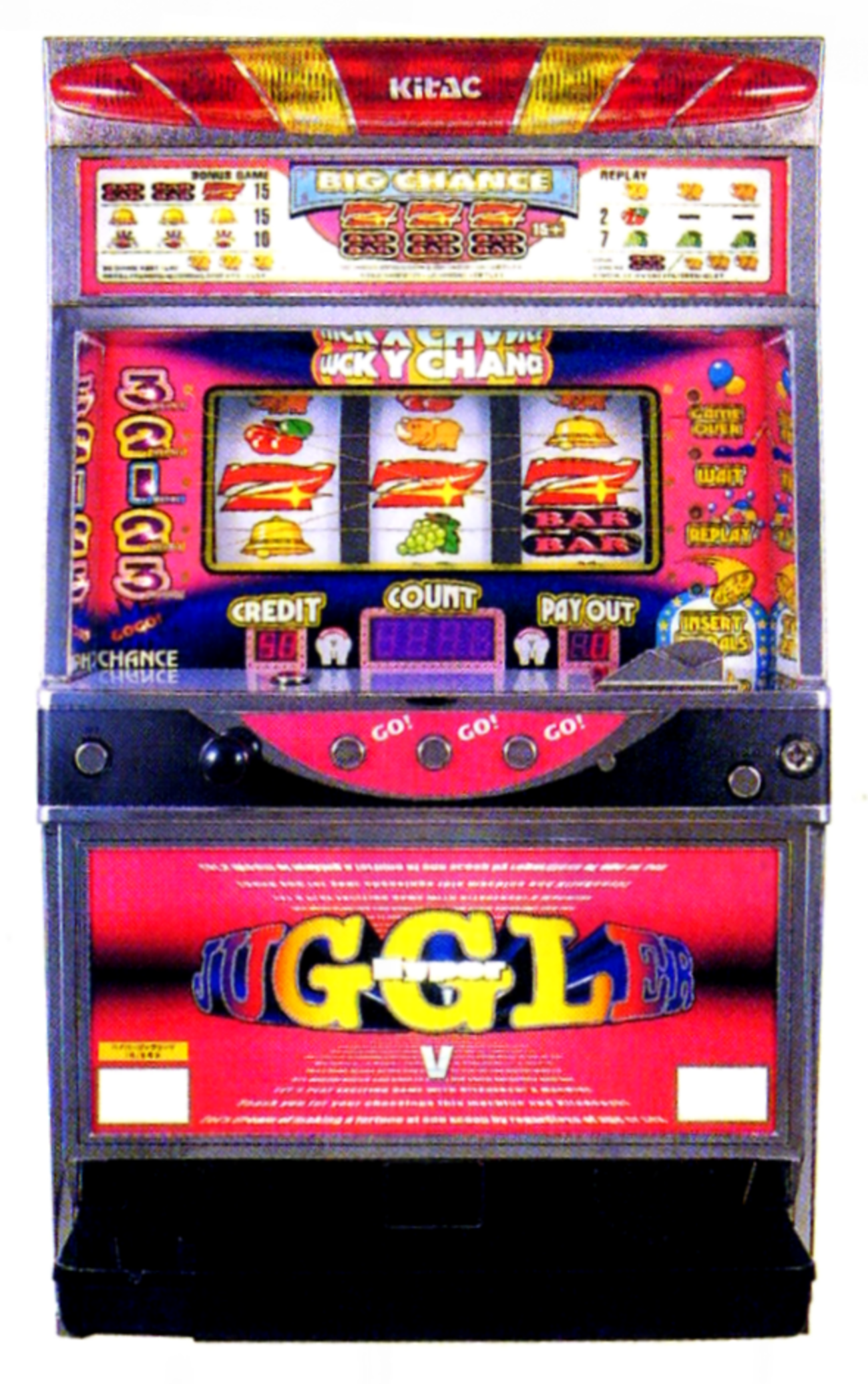 北電子「ハイパージャグラーV」の筺体＆スペック＆情報 - pachinko