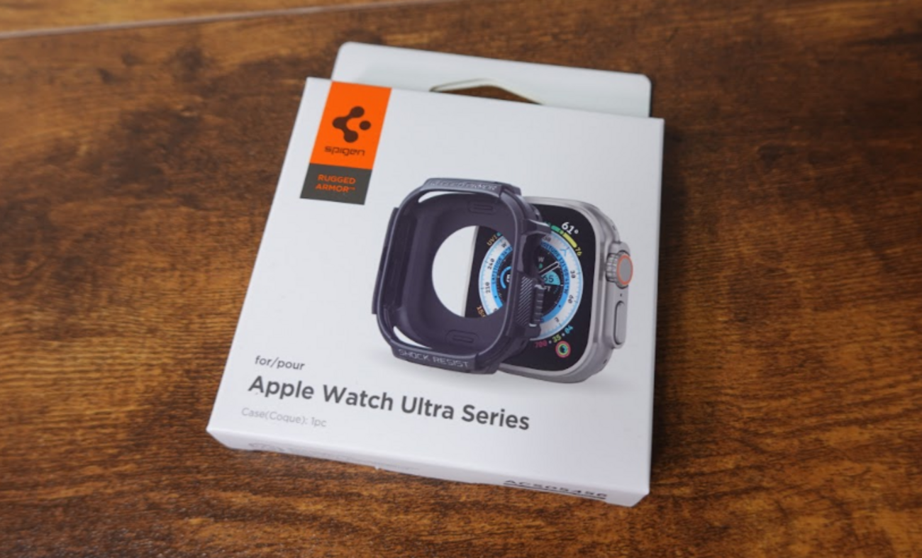 Spigen Rugged Armor Apple Watch Ultra対応ケース ACS05456 - 本能 
