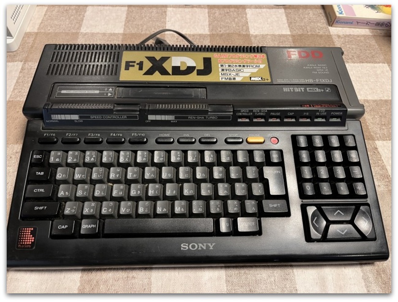 回顧録】1988年発売MSX2+パソコン『SONY HB-F1XDJ』の改造と統合化 