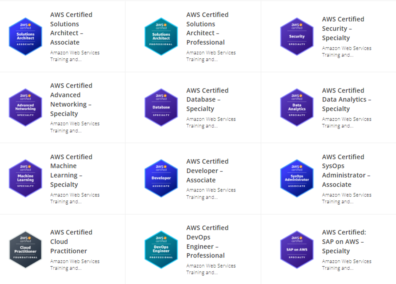 AWS全冠(≒All Certifications Engineer)になりました。 - APC