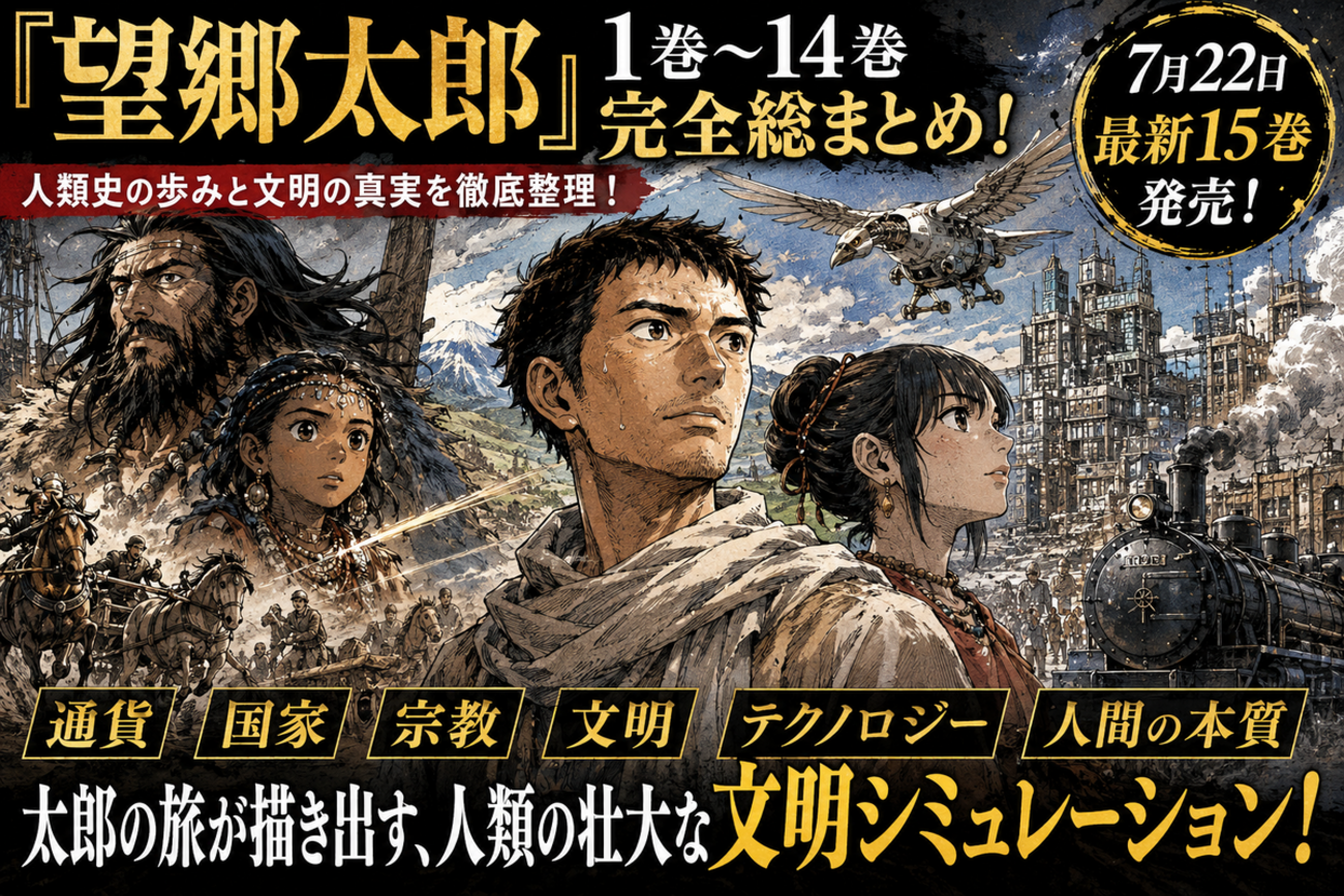 最新15巻発売直前】『望郷太郎』1巻〜14巻の怒涛の歩みを徹底網羅