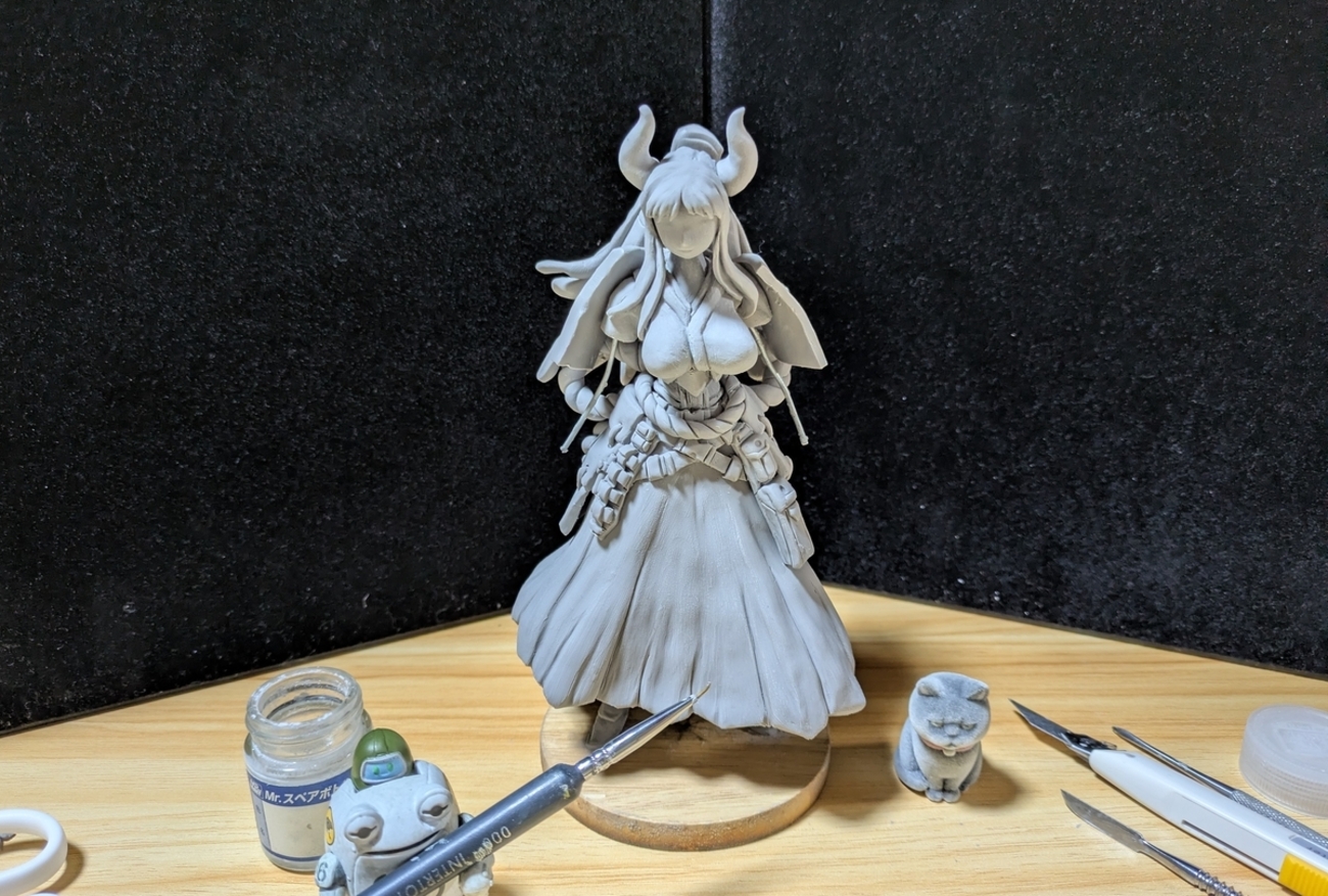 粘土で人形作りです 70 (グレイスカルピー 粘土でフィギュア作り♪ 似せる気のない ヤマトちゃん作るん♪ (/・ω・)/ 中編:壱)★ワンピース★