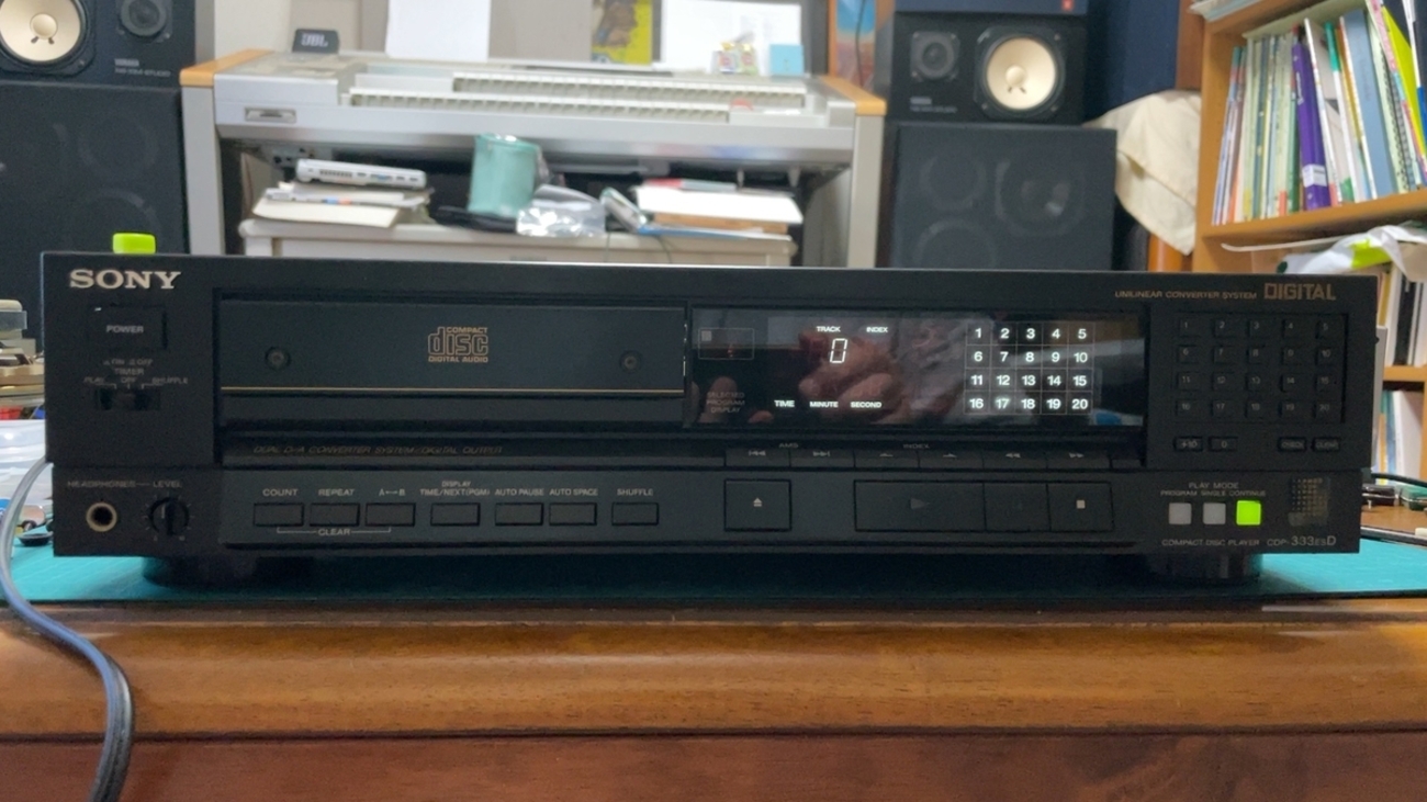 SONY CDP-333ESD ① - 羽田電器産業 ステレオ事業部