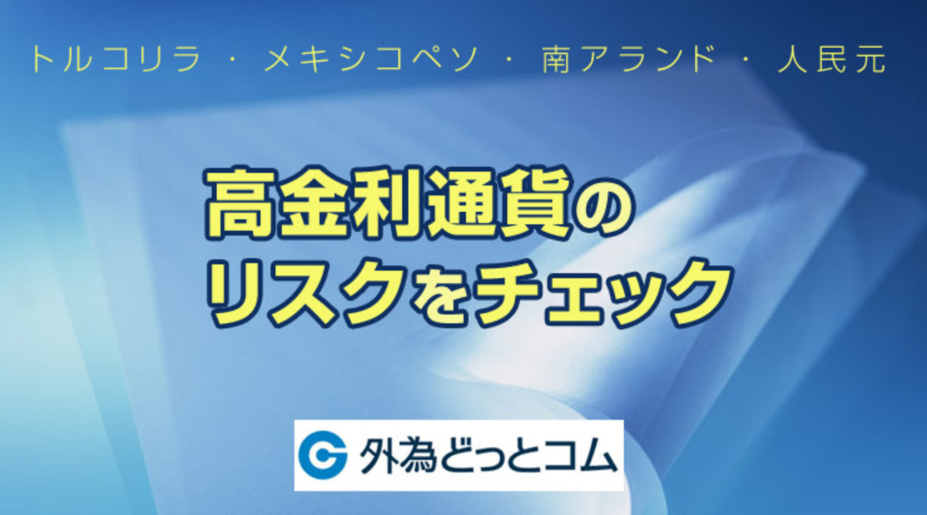 FXの高金利通貨「リラ・ペソ・ランド・人民元のリスクをチェック」第一生命経済研究所 主席エコノミスト 西濵 徹氏 - 外為どっとコム マネ育チャンネル