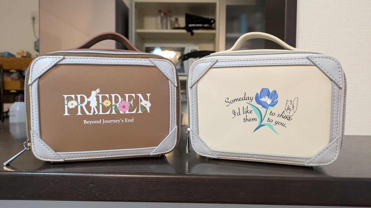 葬送のフリーレン × GU コラボグッズ ポーチ2種類購入! NATURAL BROWN 