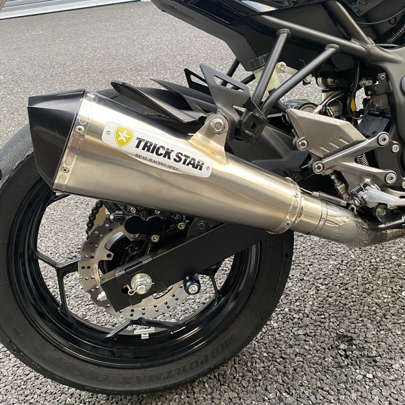 Ninja250SL マフラー編#2-2 （トリックスター レーシングフル 