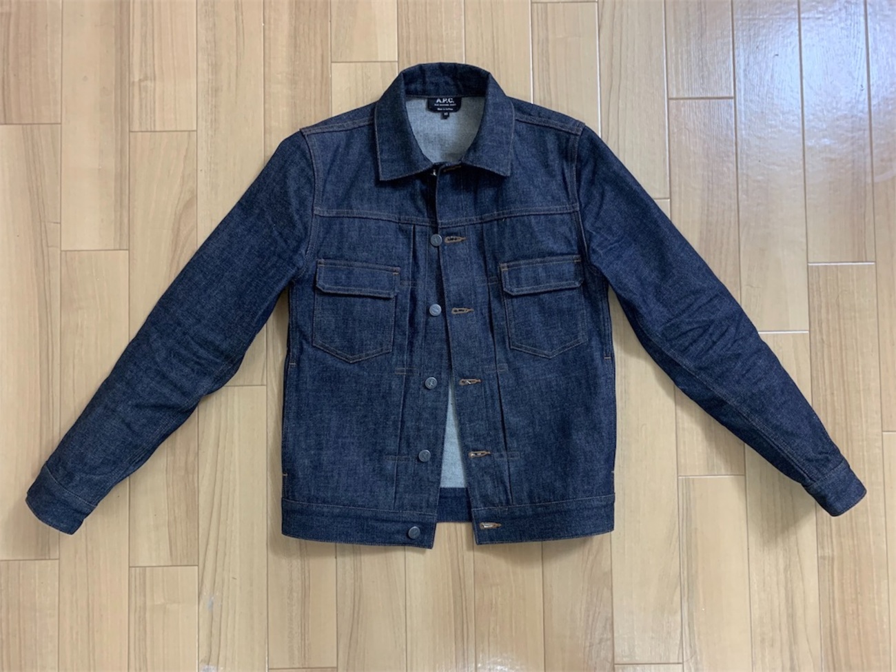 A.P.C.のデニムジャケット（veste jean work）、1ヶ月経過。 - 365日を  